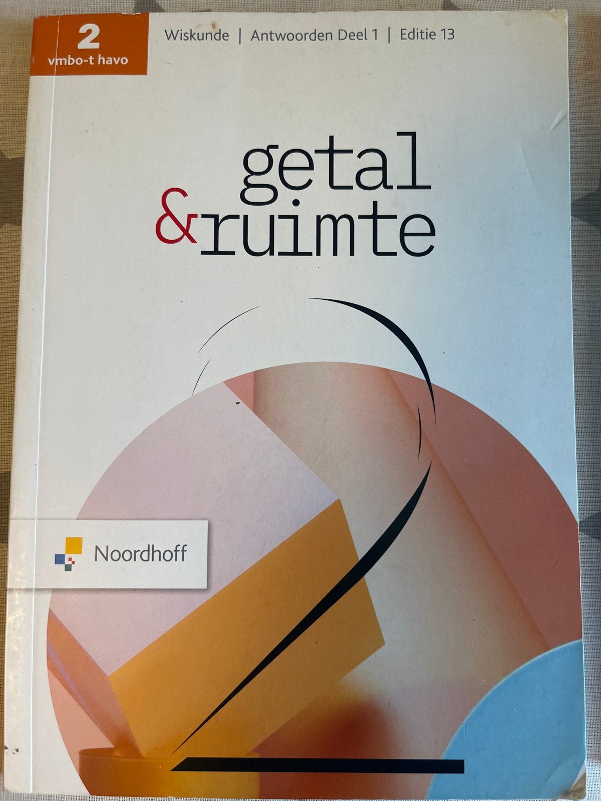 Getal & Ruimte Wiskunde Antwoorden Deel 1 & 2 vmbo-t havo, Boeken, Ophalen of Verzenden, Zo goed als nieuw, VMBO, Wiskunde A