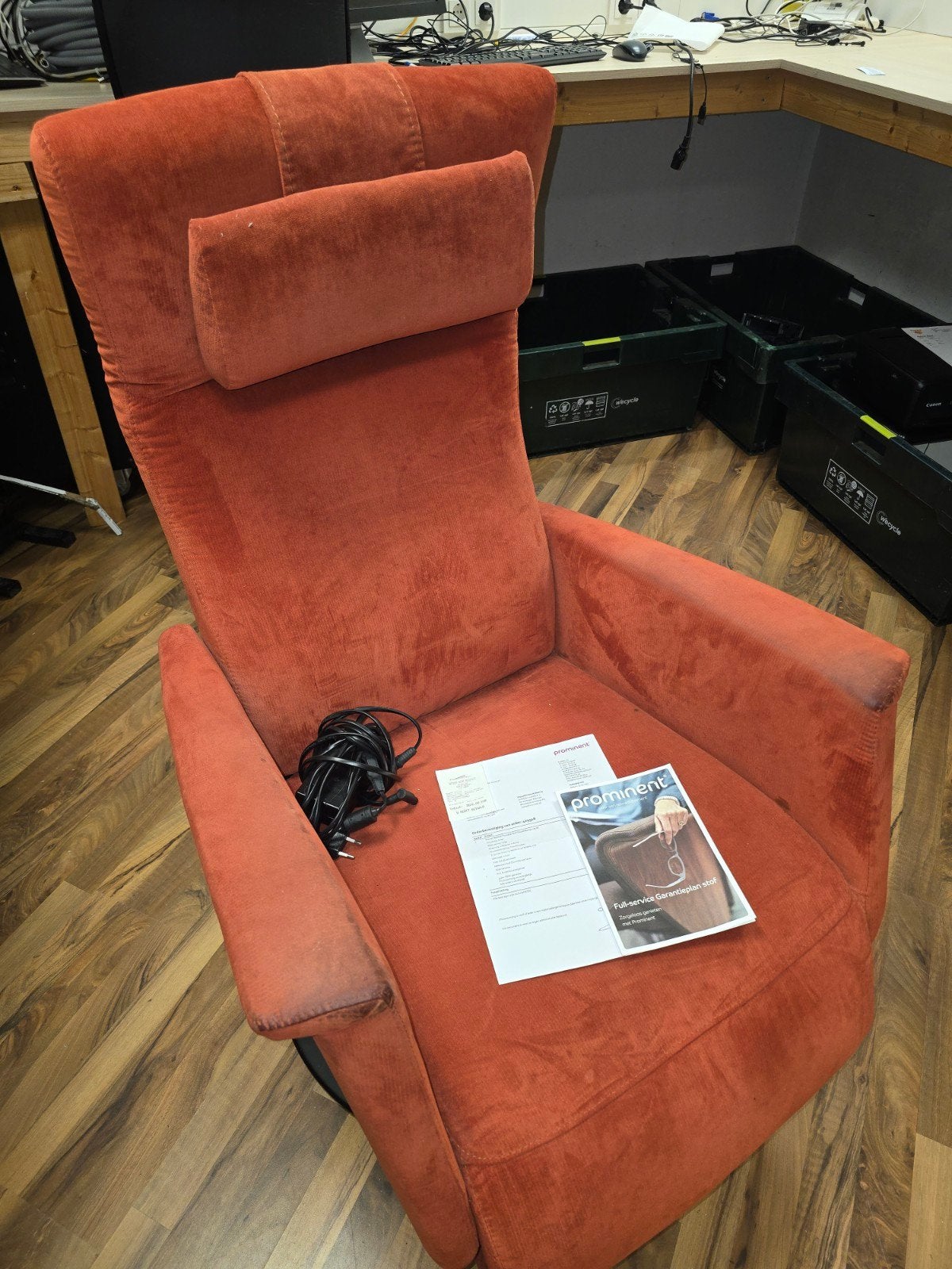 Prominent Stoel Fauteuil Toscane Stof, Huis en Inrichting, Ophalen, Gebruikt, Stof