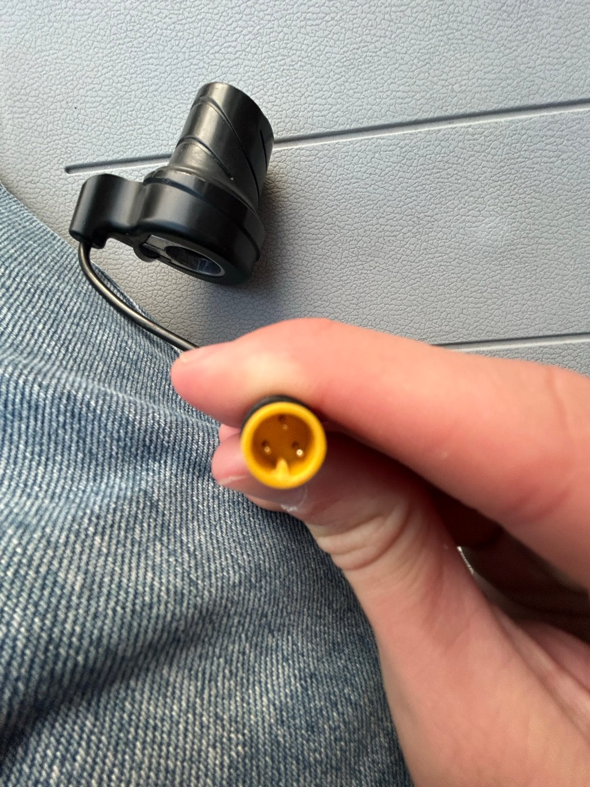 Gashandel half twist met 3-pins connector, goede staat, Fietsen en Brommers, Ophalen of Verzenden, Gebruikt