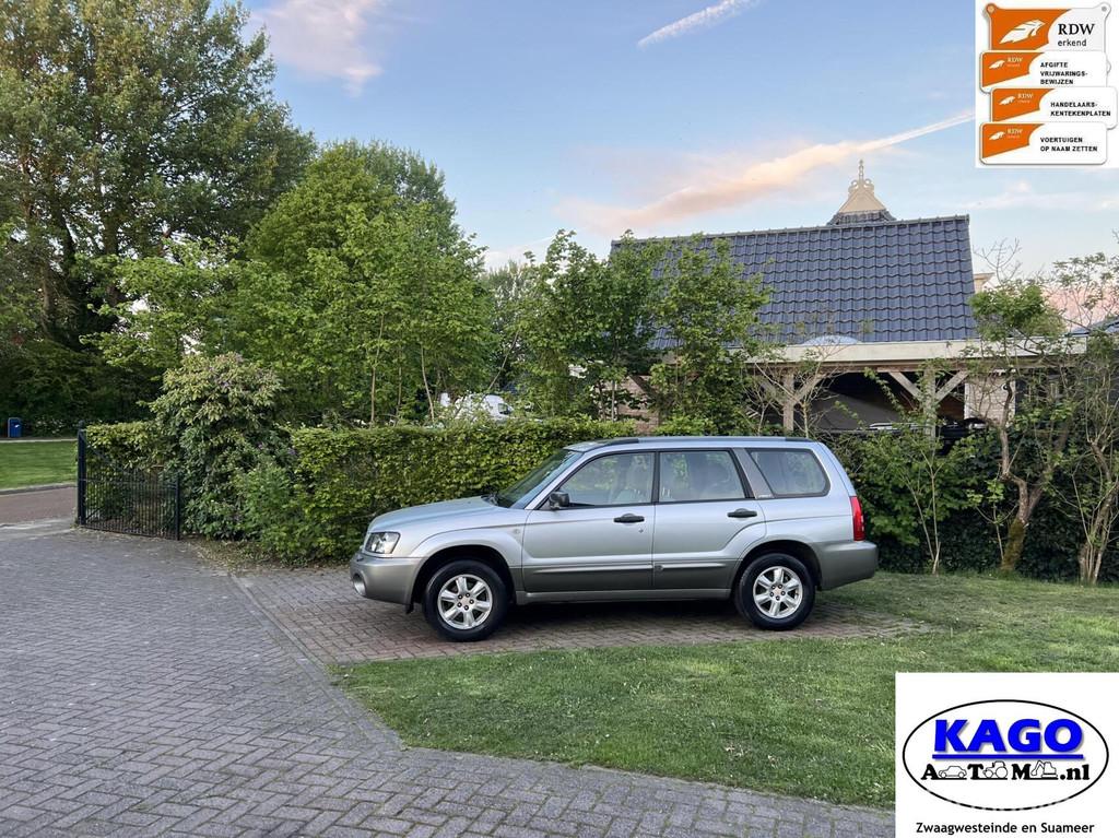 Nette Subaru Forester 2.0X 4wd Comfort Pack 2004 1e eigenaar, Auto's, Subaru, Bedrijf, Te koop, Forester, 4x4, ABS, Airbags, Airconditioning