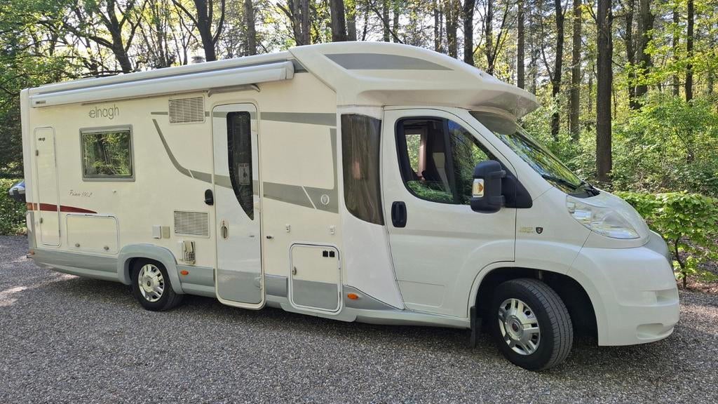 Zeer Luxe Elnagh 590L Prince 2011 Fiat 3.0 motor, Caravans en Kamperen, Campers, Particulier, tot en met 3, Half-integraal, Fiat