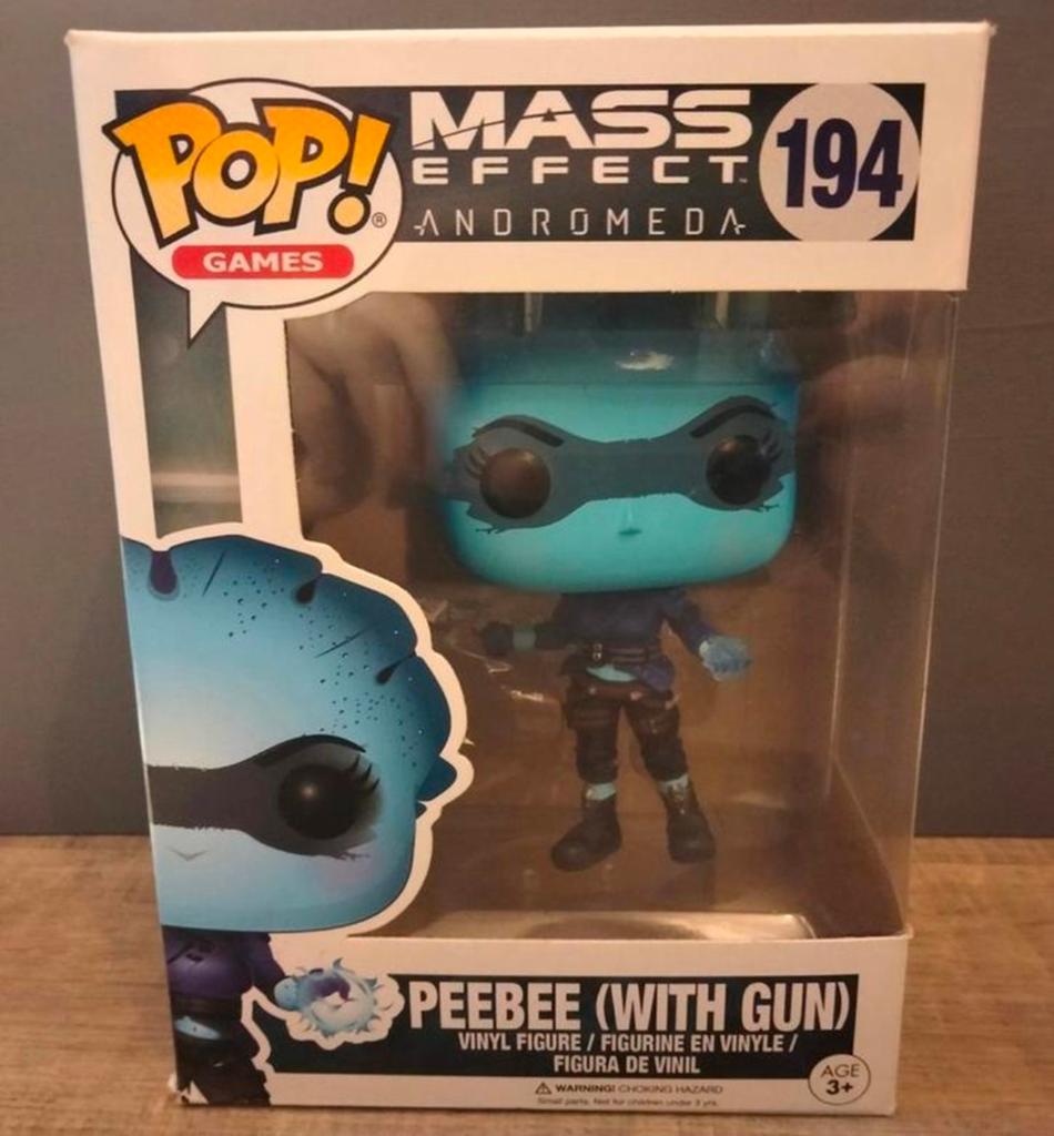194 Peebee With Gun Mass Effect Andromeda Funko Pop, Ophalen of Verzenden, Zo goed als nieuw