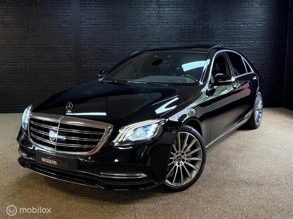 Mercedes-Benz S 350 d Lang Premium Plus| Burmester | Night V, Automaat, Achterwielaandrijving, 2925 cc, Zwart