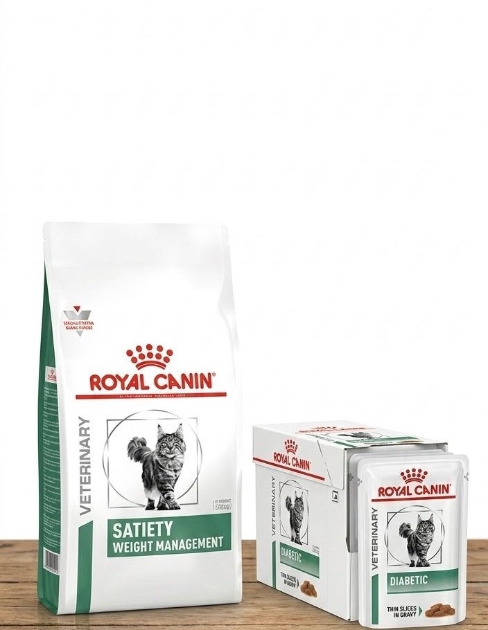 Royal Canin satiety diabetic natvoer + broekjes, Ophalen of Verzenden, Hond