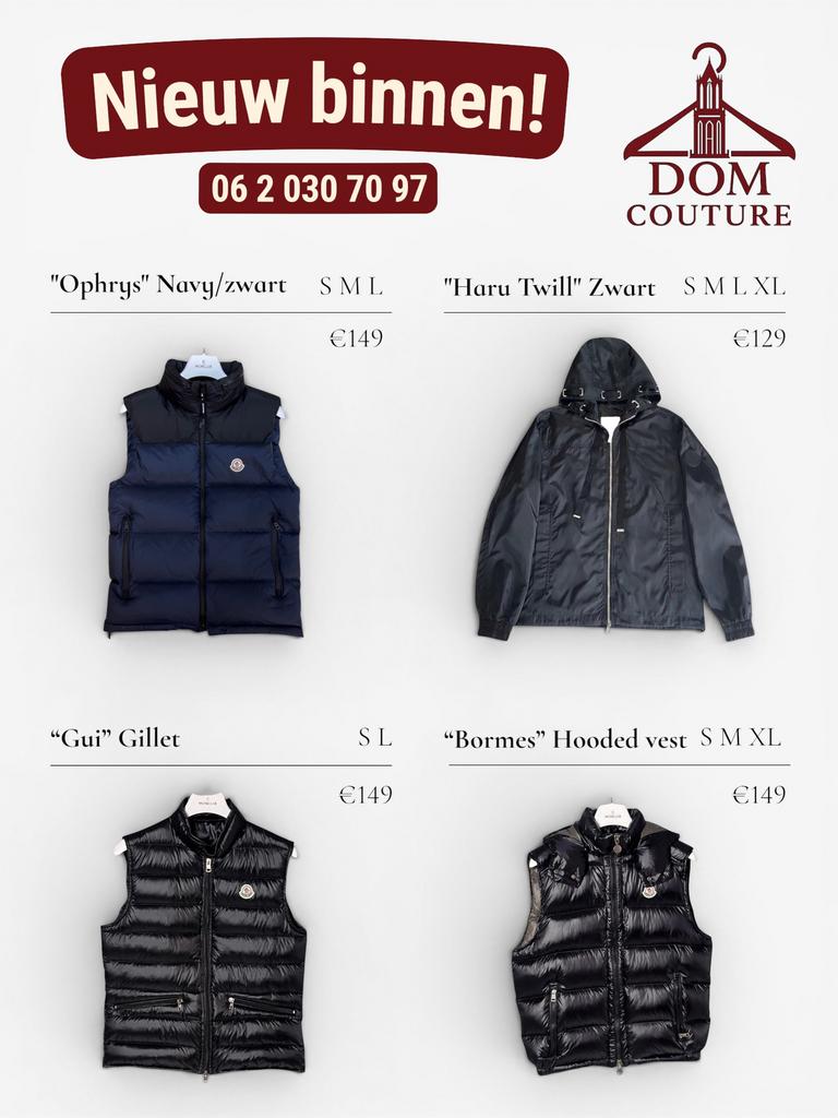 Moncler jassen, bodywarmers, vesten en truien! OP VOORRAAD!, Ophalen of Verzenden