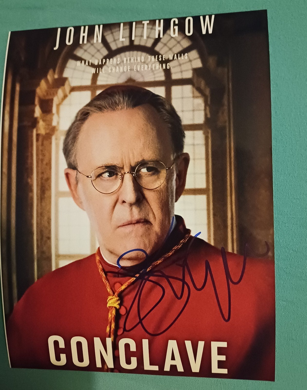John Lithgow handtekening gesigneerde foto 20x15cm, Ophalen of Verzenden, Zo goed als nieuw, Foto of Kaart
