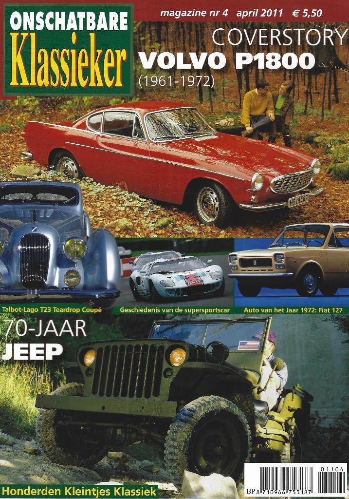 Onschatbare Klassieker reportage Volvo P1800, Ophalen of Verzenden, Gelezen, Volvo