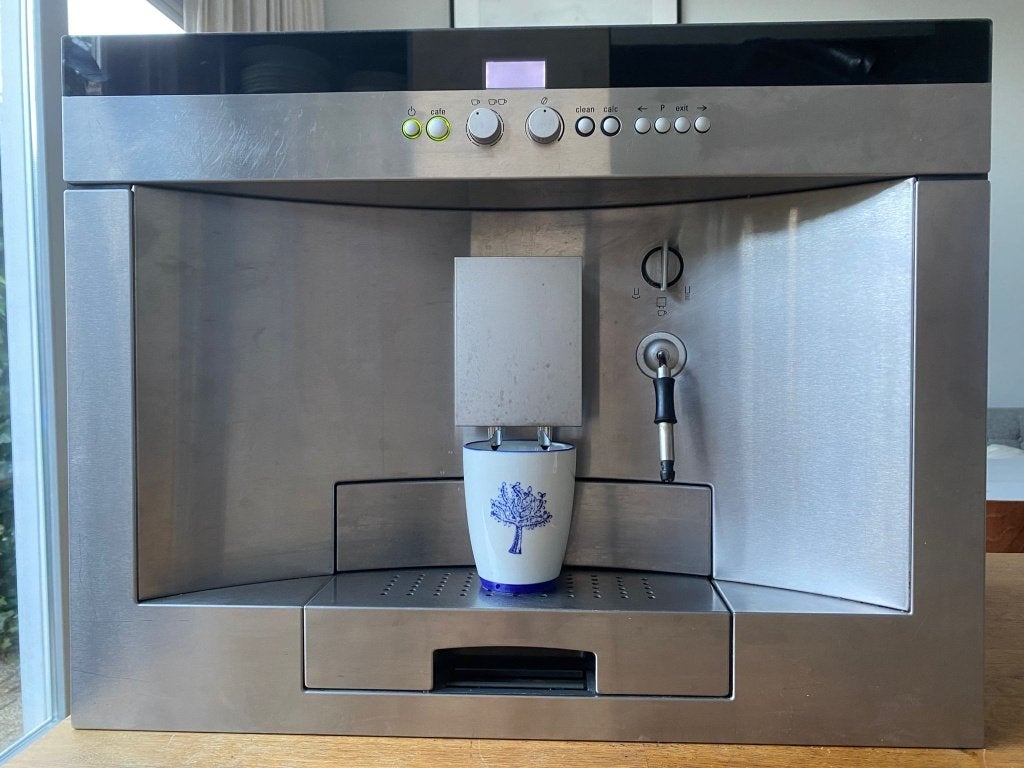Koffie/ espresso bonen machine Inbouw Siemens, Witgoed en Apparatuur, Koffiezetapparaten, Ophalen, Gebruikt, Koffiemachine, Koffiebonen