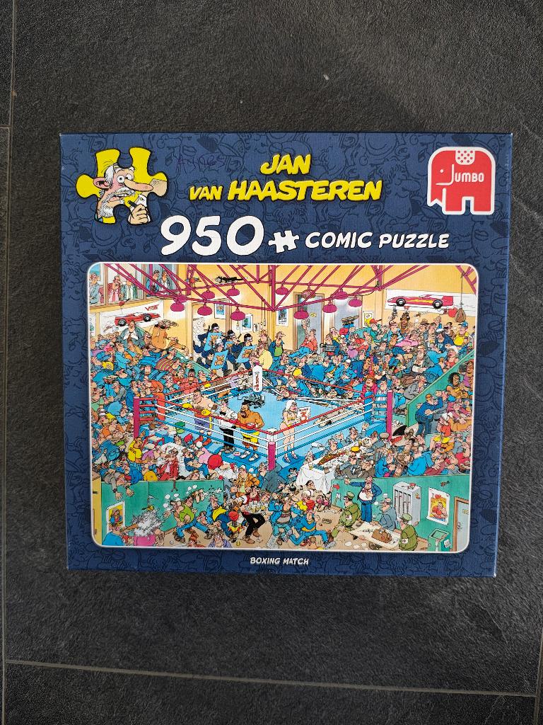 Jan van Haasteren De Boxwedstrijd, Ophalen, 500 t/m 1500 stukjes, Zo goed als nieuw, Legpuzzel