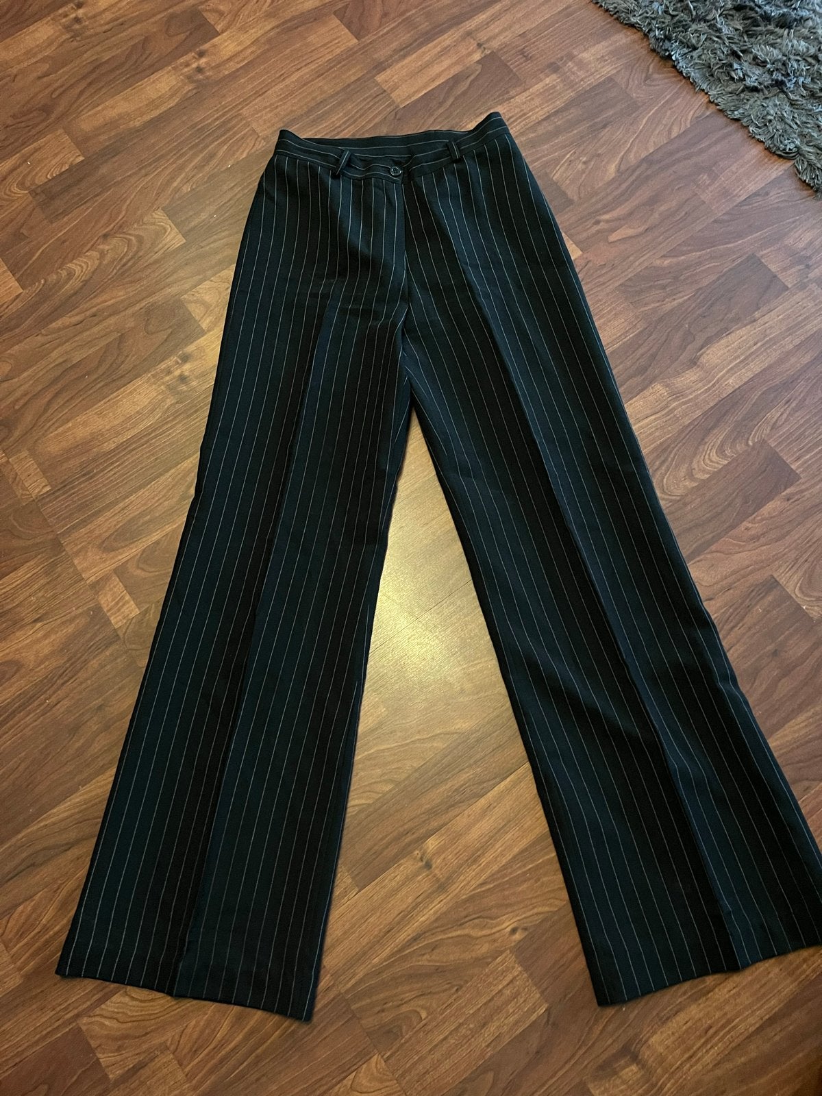 gestreepte pantalon met wijde pijpen,maat 36, Zwart, Ophalen of Verzenden, Zo goed als nieuw, Maat 34 (XS) of kleiner