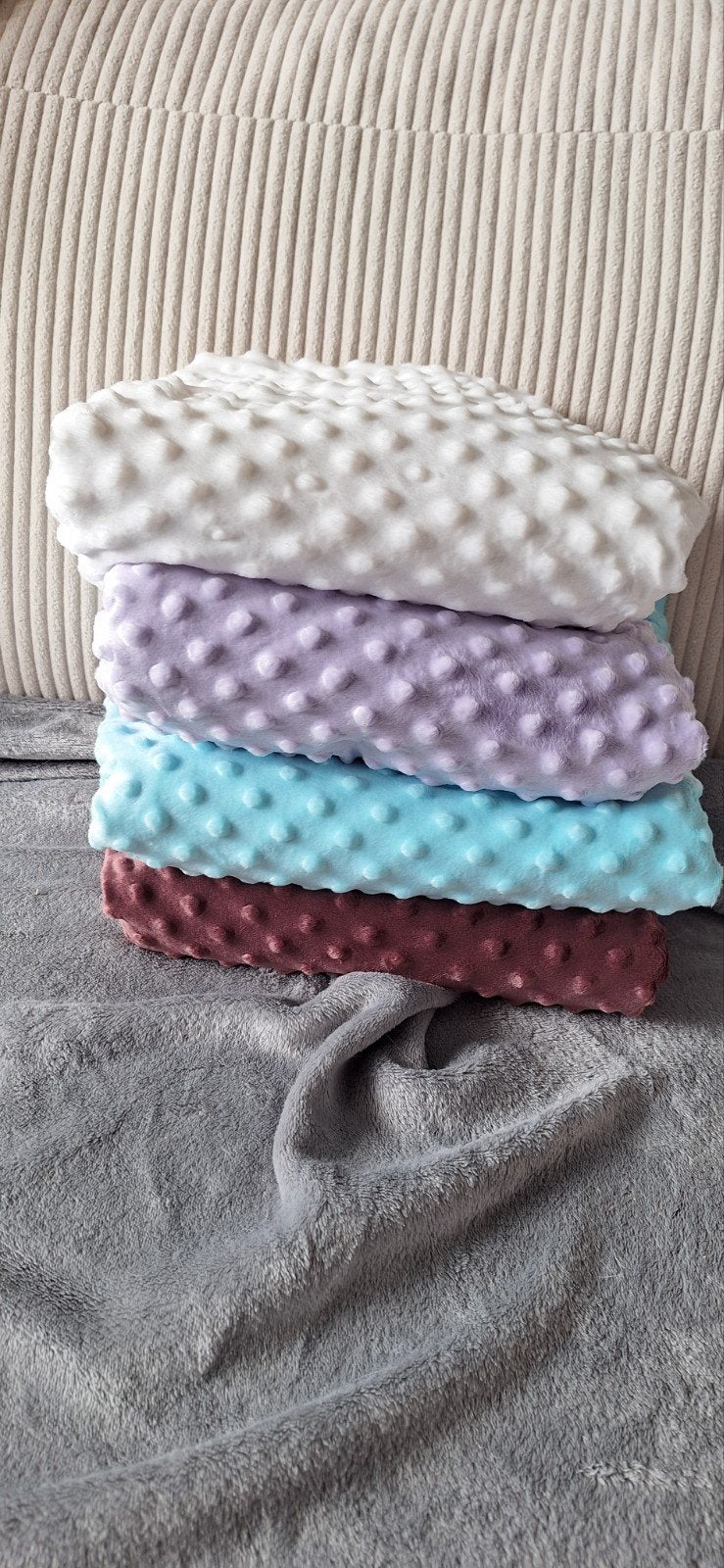 Minky stof, Hobby en Vrije tijd, Meerkleurig, 120 cm of meer, Nieuw, Ophalen of Verzenden