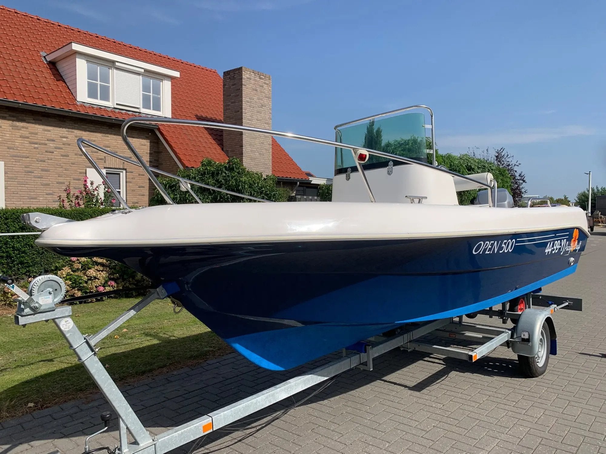 Pacific craft 500 open mariner 90pk 4takt, Watersport en Boten, Gebruikt, Overige brandstoffen, 5 m, 2 m