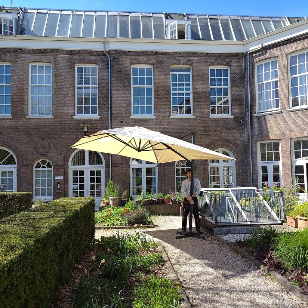 garden umbrella, side paul, nearly new, Ophalen, Verstelbaar, Overige typen, Zo goed als nieuw