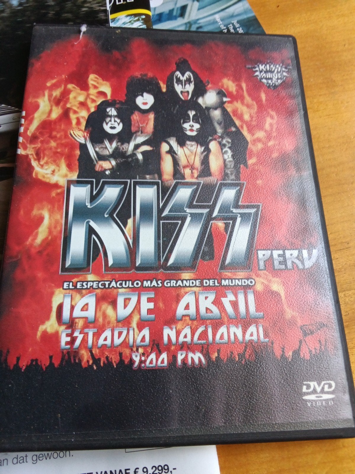 KISS Peru DVD - Live Concert Bootleg (Mogelijk Bootleg), Import, Alle leeftijden, Ophalen of Verzenden, Concert