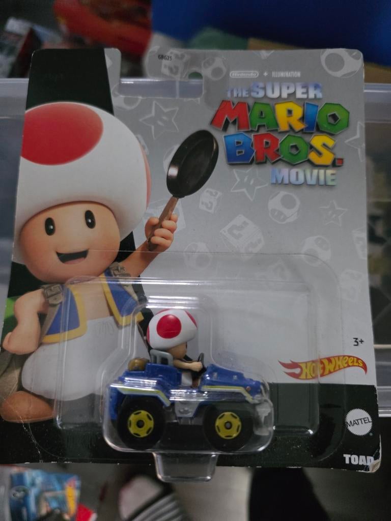 Hot Wheels Super Mario Bros Movie Toad quad, Ophalen of Verzenden, Matel, Onbekend, Onbekend