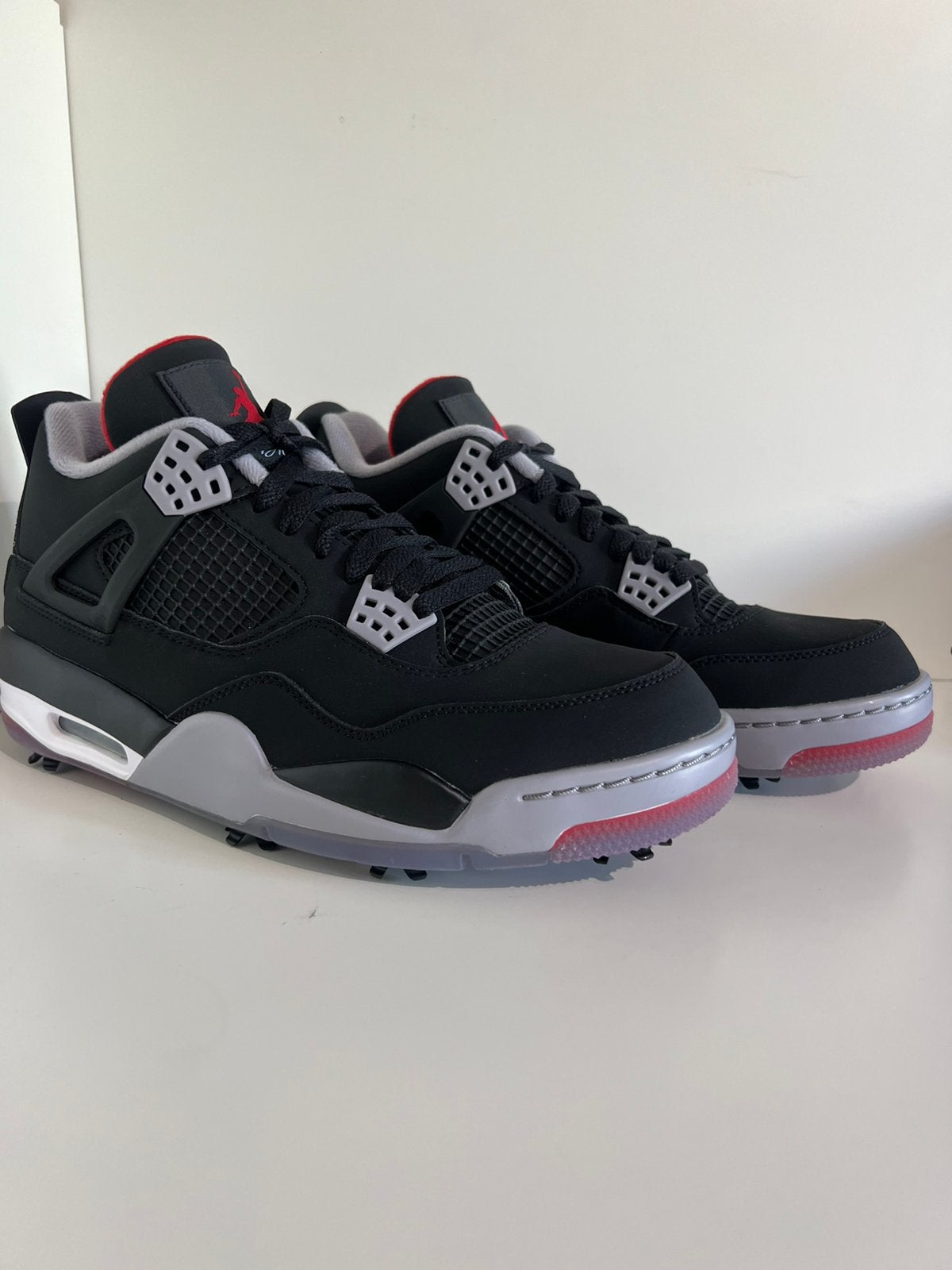 Nike Air Jordan 4 Bred Golf, ., Zwart, Nieuw, Ophalen of Verzenden