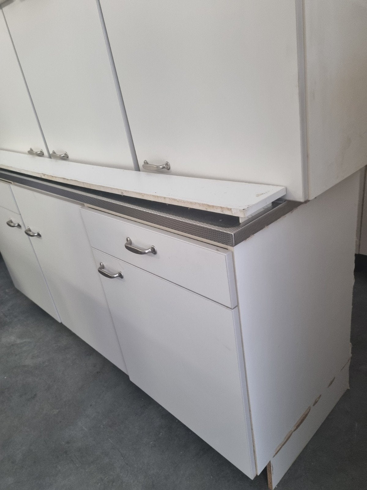 keukenblokje keller, Ophalen, Gebruikt, Staal of Rvs, Enkelwandige keuken