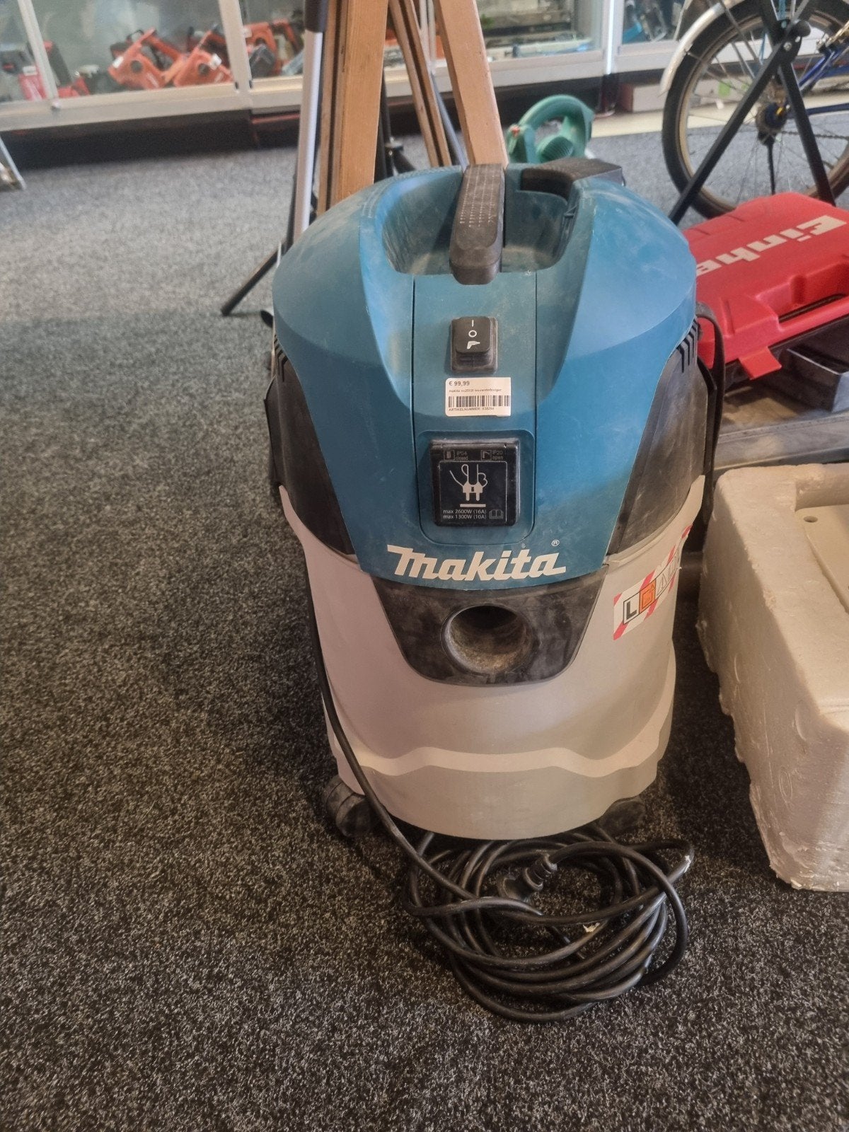 Makita VC2512L Bouwstofzuiger - Gebruikt, Gebruikt, Info@makita.nl, Makita, Ophalen of Verzenden