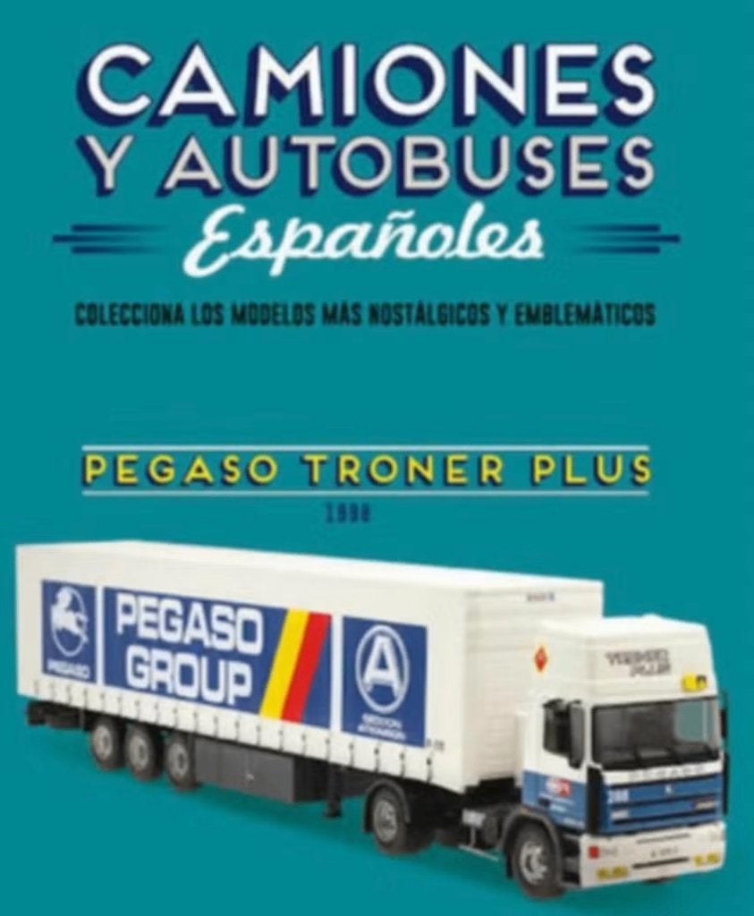 Pegaso Troner Plus PEGASO GROUP 1988 1/43 camion autobus # 3, Verzenden, Nieuw, Bus of Vrachtwagen, Overige merken