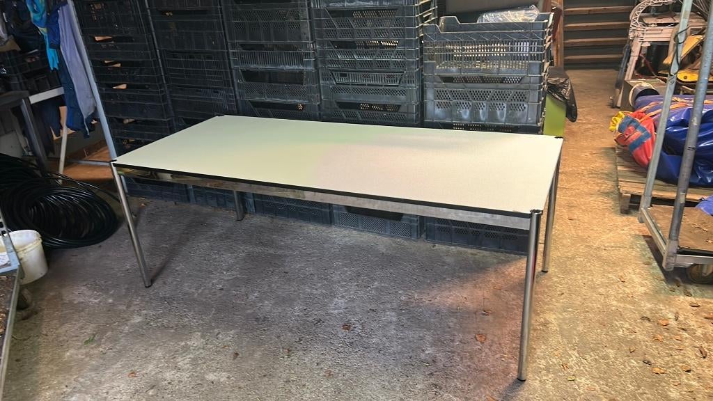 USM Haller T8 bureau tafel design vintage, Gebruikt, Ophalen of Verzenden, Nvt, Nvt