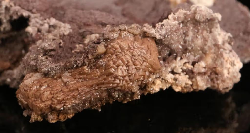**TOP** Groot OLMIIET kristal aggregaat uit Zuid-Afrika., Ophalen of Verzenden, Mineraal