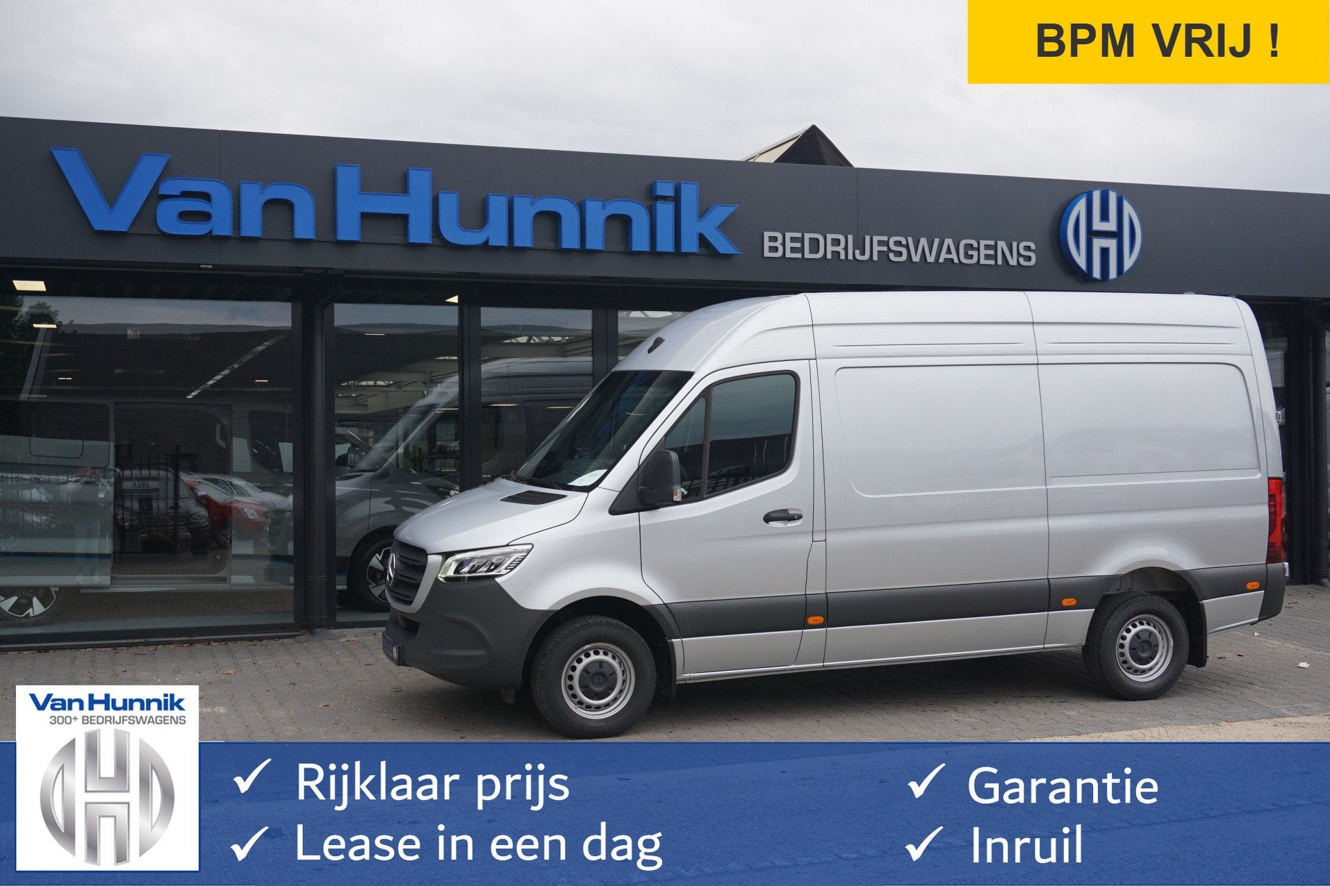 Mercedes-Benz Sprinter 317CDI Pro L2H2 BPM VRIJ! 10.25" Mbux, Automaat, Achterwielaandrijving, Gebruikt, 4 cilinders