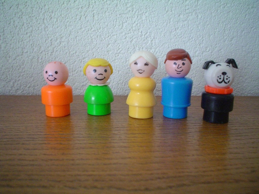 Vintage popjes., Ophalen of Verzenden, Zo goed als nieuw, Speelset