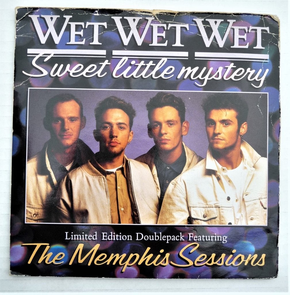 dubbel single van Wet Wet Wet als nieuw, 2 singles in hoes, Verzenden, 7 inch, Zo goed als nieuw, Beschermende buitenhoes