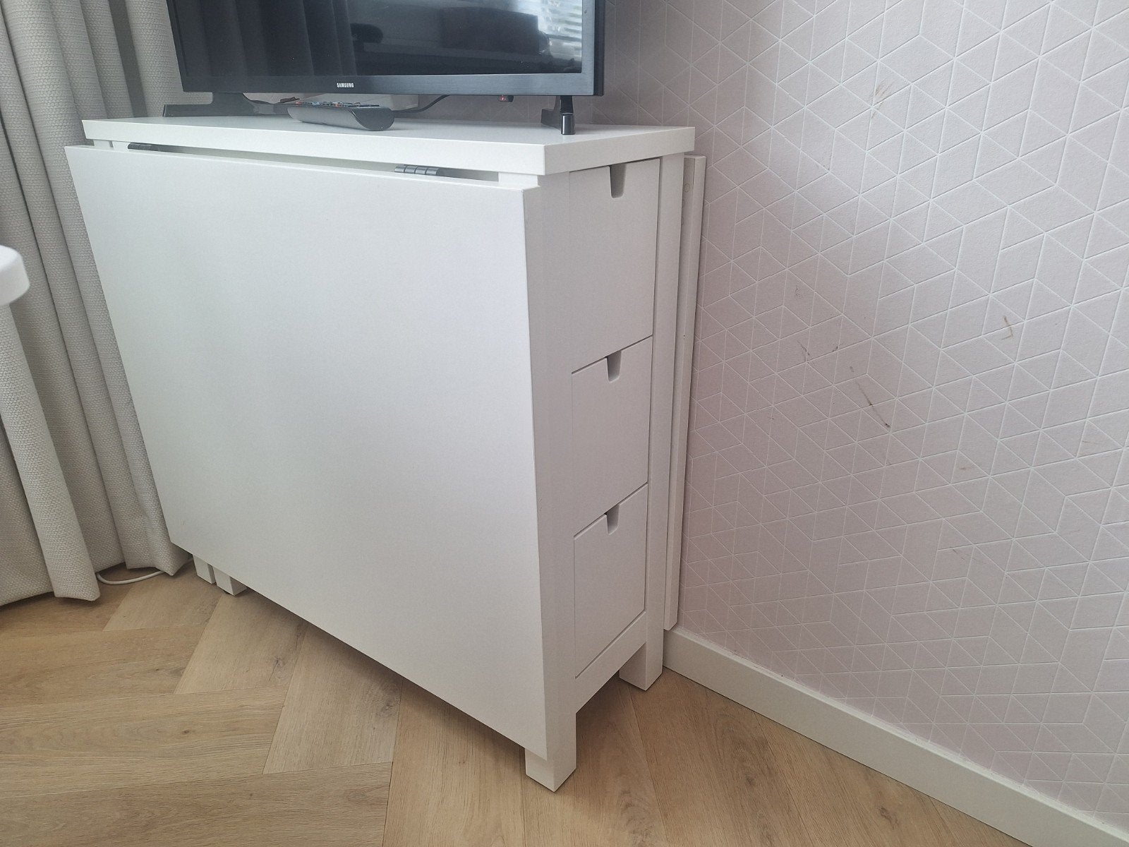 IKEA Norden Klaptafel - Wit als nieuw, Ophalen, Gebruikt, 100 tot 150 cm, Modern, Scandinavisch, Functioneel