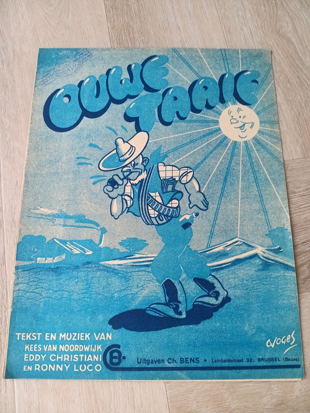 Bladmuziek Ouwe Taai - Kees van Noordwijk, Eddy Christiani, Ophalen of Verzenden, Gebruikt, Artiest of Componist