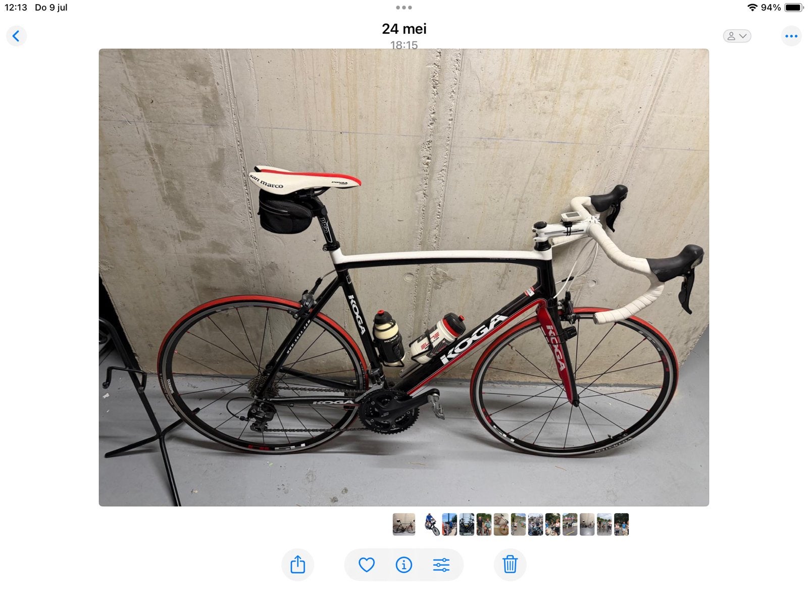 Koga Miyata racefiets - Zo goed als nieuw, Fietsen en Brommers, Ophalen, 28 inch, Aluminium, Zo goed als nieuw