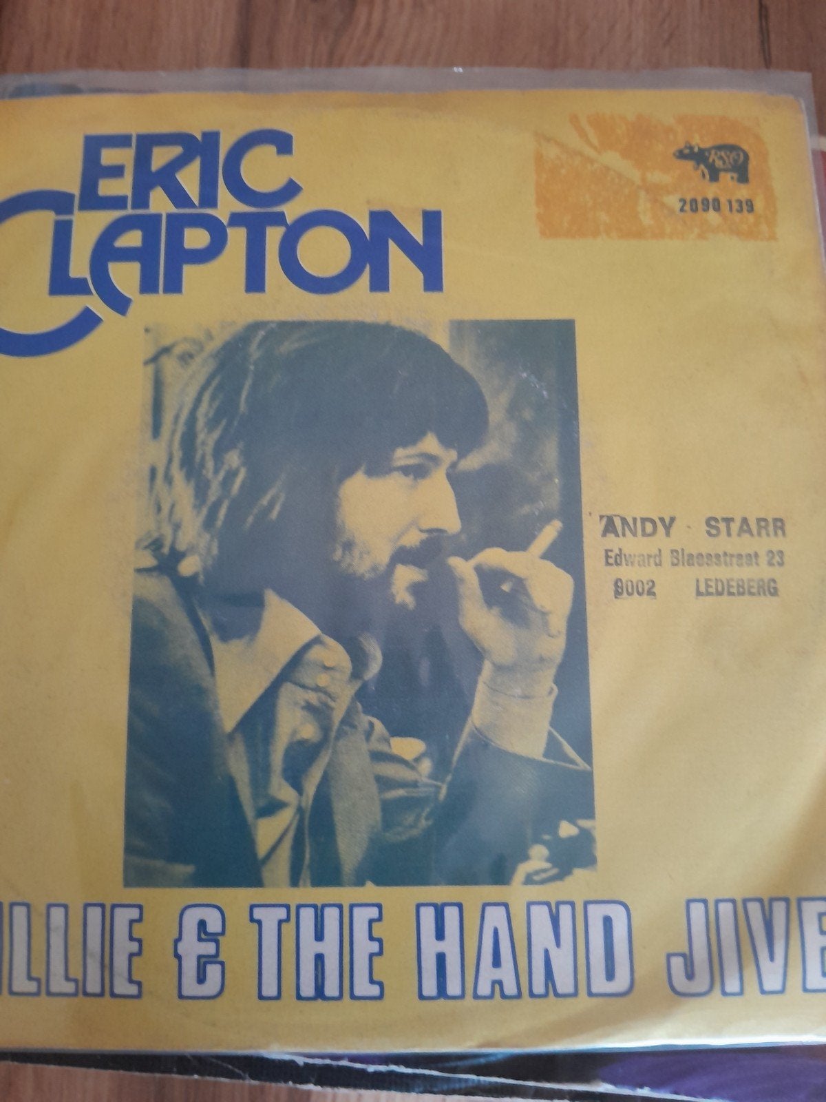 eric clapton 7inch willie & the hand jive, Ophalen of Verzenden, Zo goed als nieuw, Pop