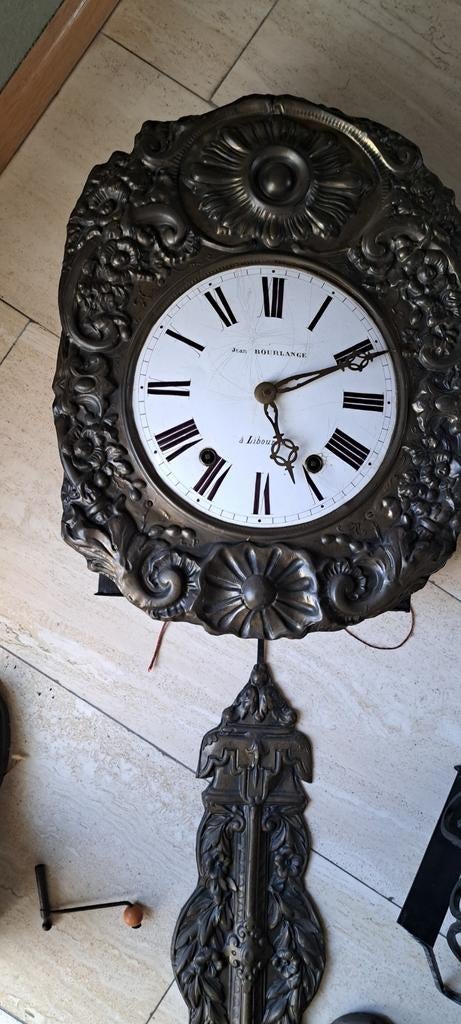 Antieke klok Juan Boulange à Libourne in goede staat, Antiek en Kunst, Ophalen of Verzenden
