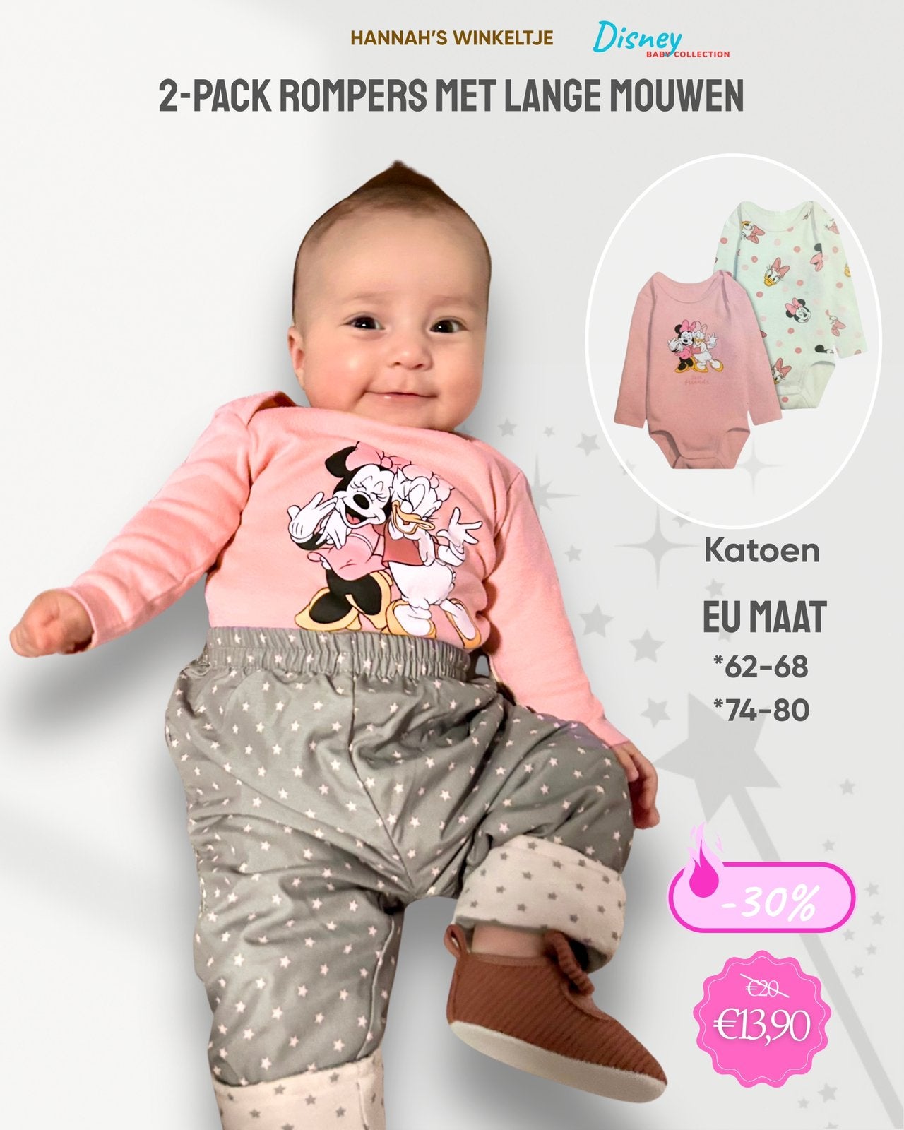 ROMPERS MET LANGE MOUWEN - SLAAPPAKJE - KINDER SET - PYJAMA, Ophalen of Verzenden, Nieuw