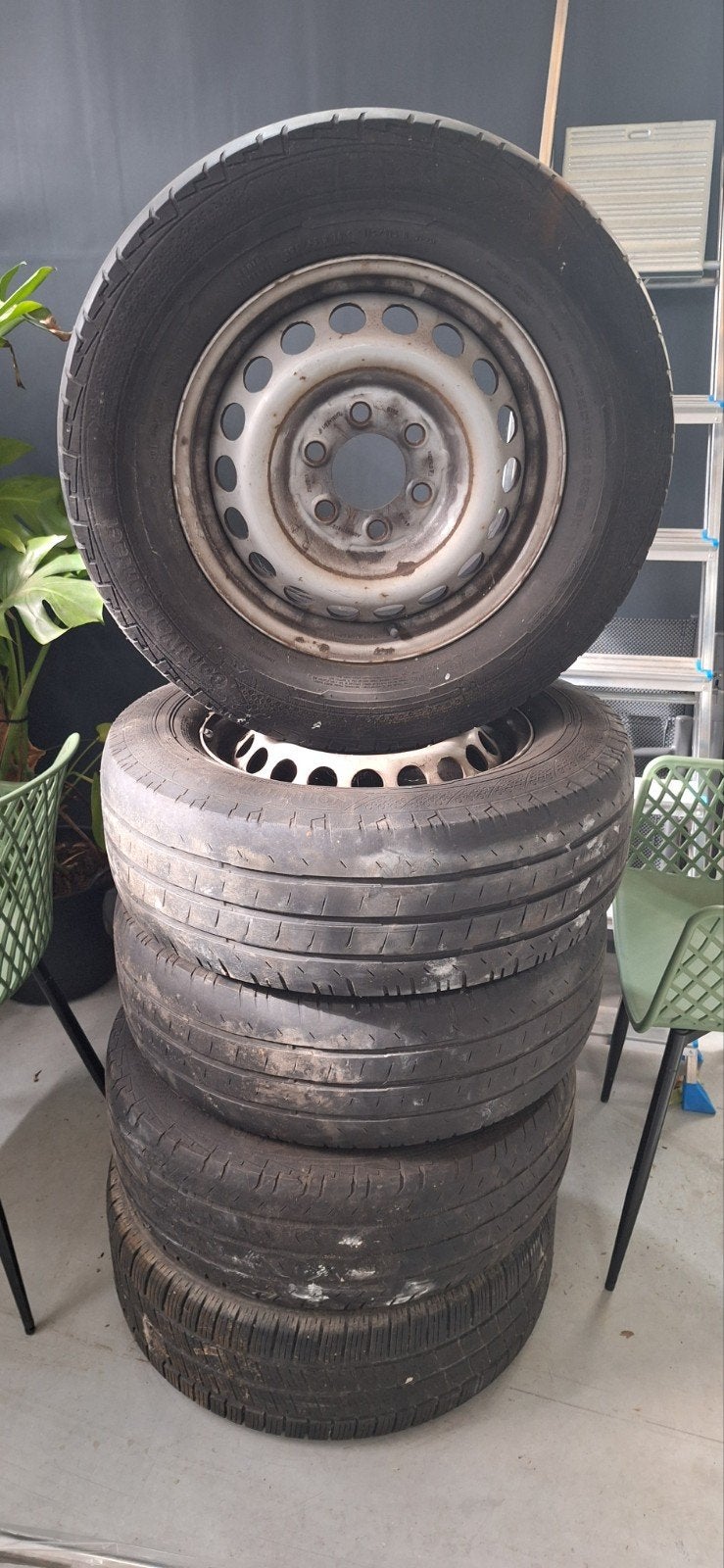 5 velgen voor een VW Crafter en Mercedes Sprinter.., Ophalen, Velg(en)