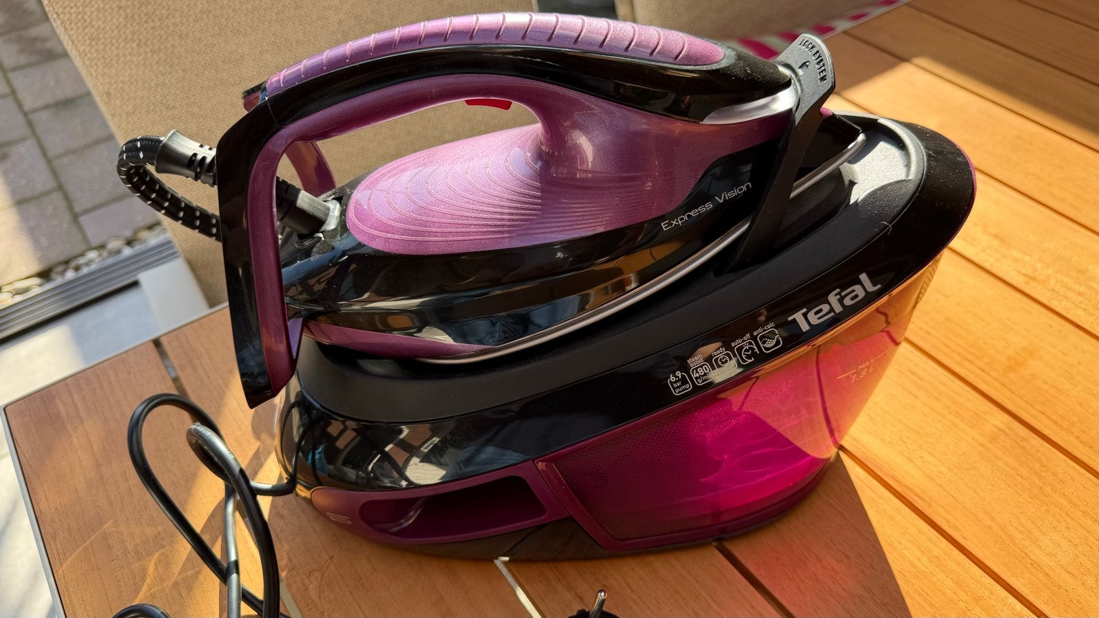 Tefal Express Vision Stoomstrijkijzer - Zo goed als nieuw, Ophalen, Zo goed als nieuw, Strijkijzer met snoer