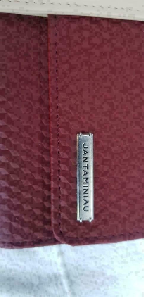 JAN TAMINIAU rood PU leder avondtasje make- up KLM (E132), Sieraden, Tassen en Uiterlijk, Ophalen of Verzenden, -, -, -