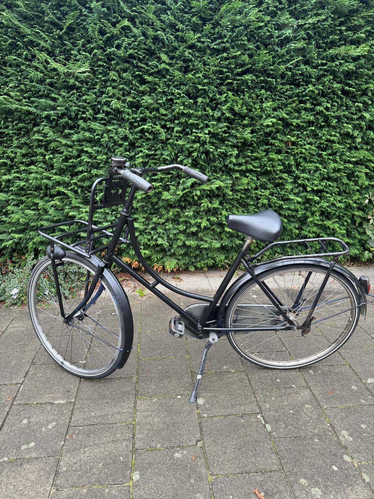 Omafiets met terugtraprem, voorrek, 50 cm frame, 28 inch wie, Fietsen en Brommers, 56 cm of meer, Ophalen of Verzenden, Gebruikt