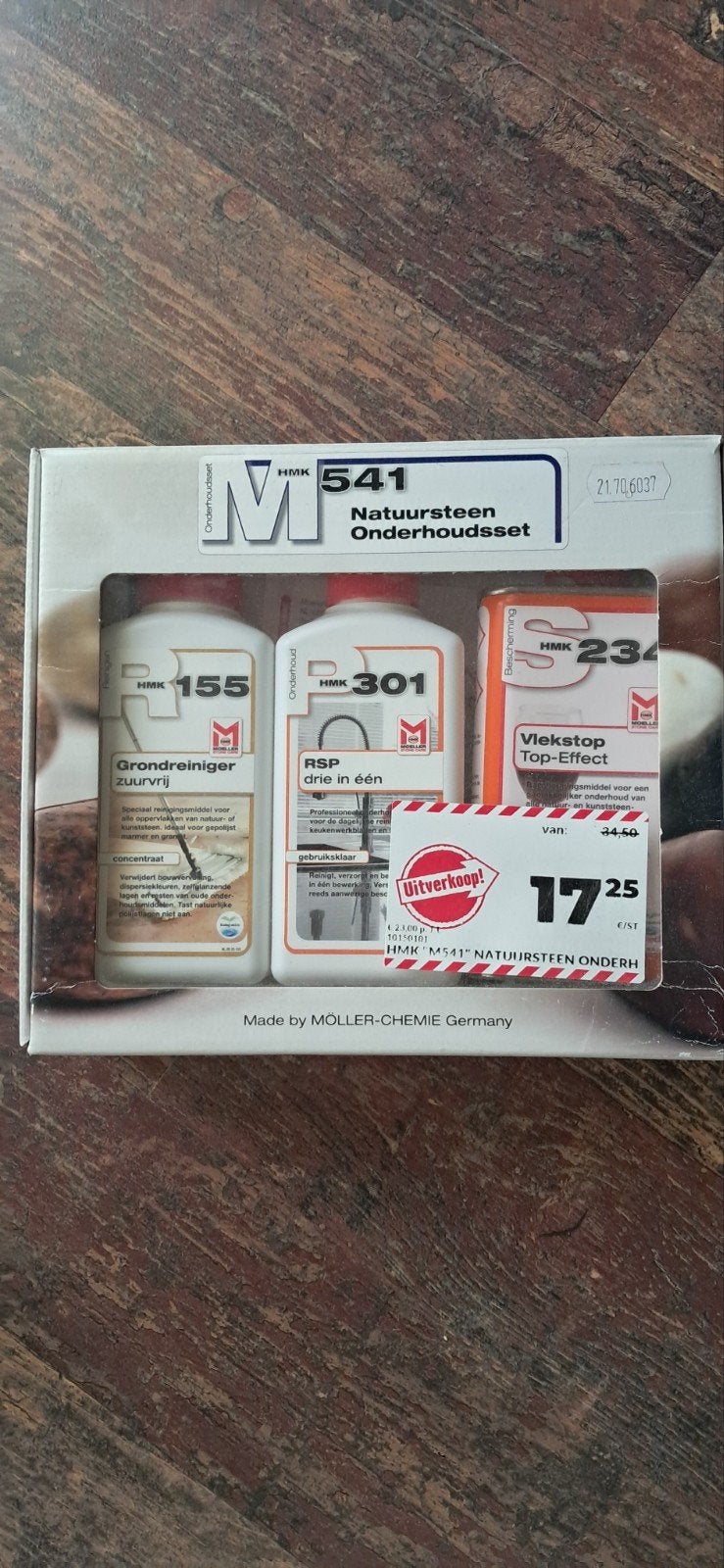 HMK M541 Natuursteen Onderhoudsset - Uitverkoop!, Ophalen of Verzenden