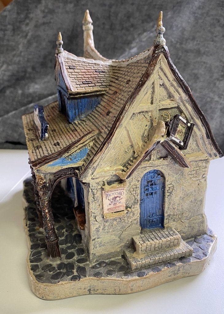 Luville Efteling - Huis van Gepetto -zo goed als nieuw, Verzamelen, Ophalen of Verzenden, Zo goed als nieuw, Onbekend, Beeldje of Poppetje