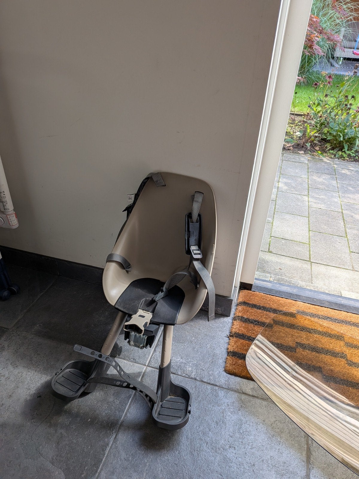 fietsstoeltje voorop, Fietsen en Brommers, Ophalen, Gebruikt