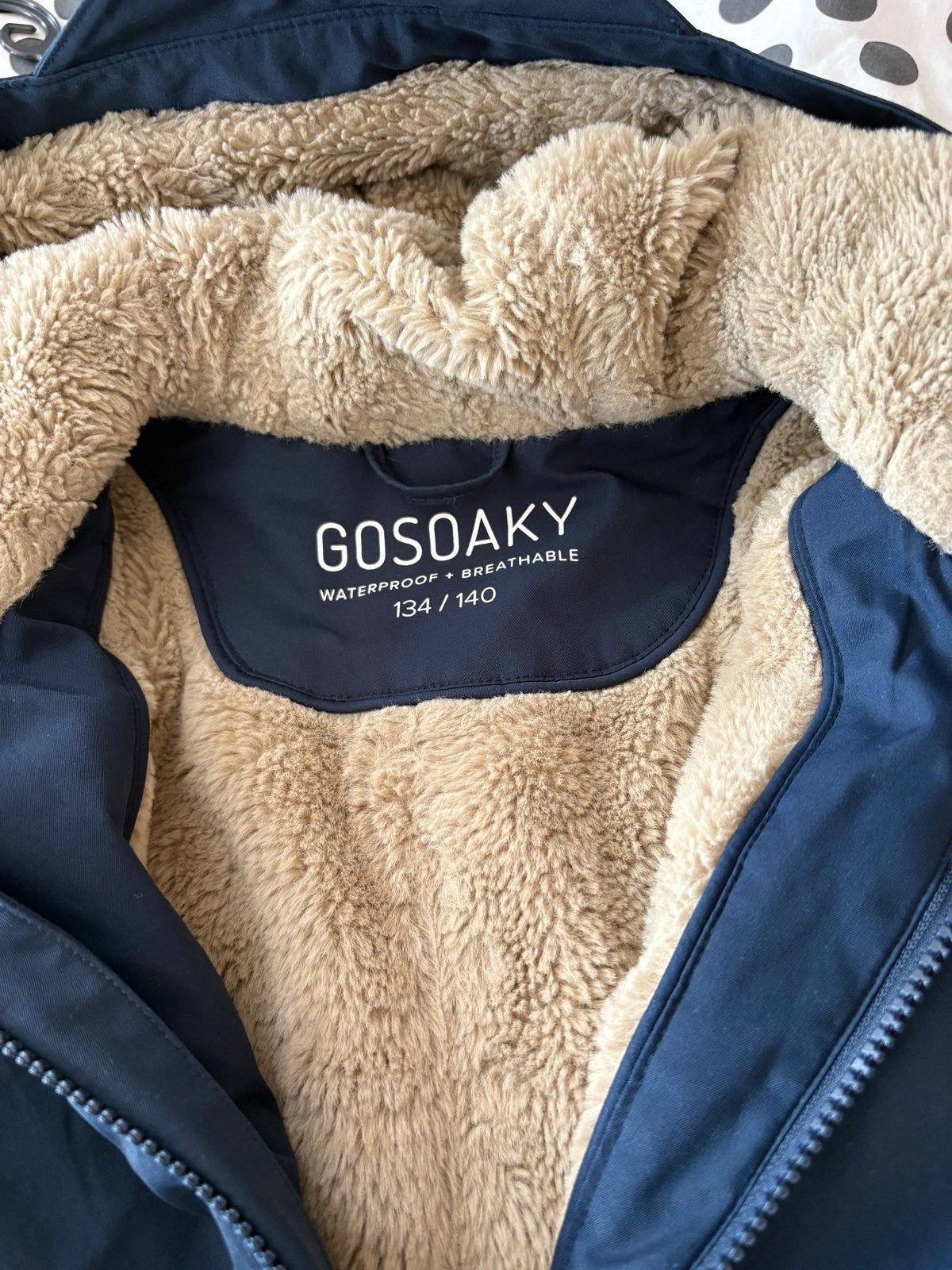 Gosoaky Parka - Waterdicht & Ademend blauw winterjas, Ophalen of Verzenden, Zo goed als nieuw, Jongen of Meisje, Jas