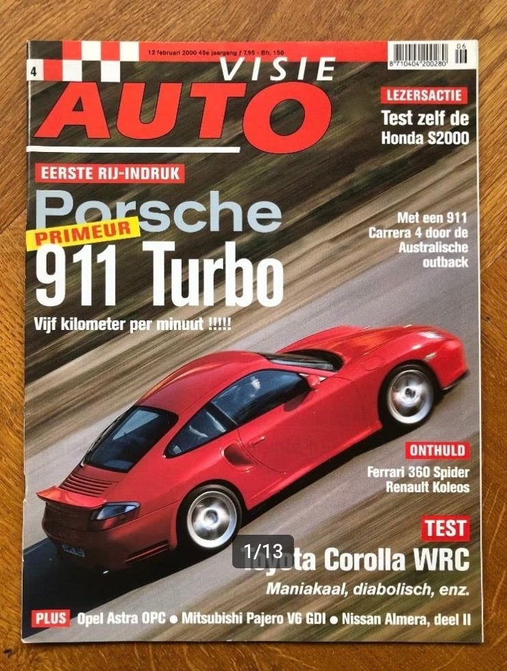 Autovisie nr. 4 2000, Verzenden, Nieuw, Autovisie, Porsche