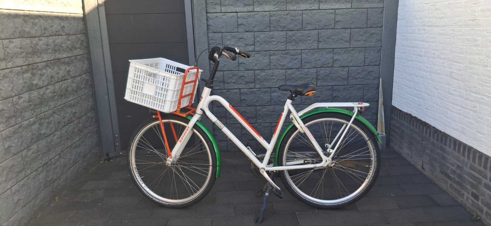 Postcodeloterij fiets. Merk: Batavia, Fietsen en Brommers, Fietsen | Dames | Damesfietsen, Gebruikt, Velgrem, Versnellingen, 50 tot 53 cm