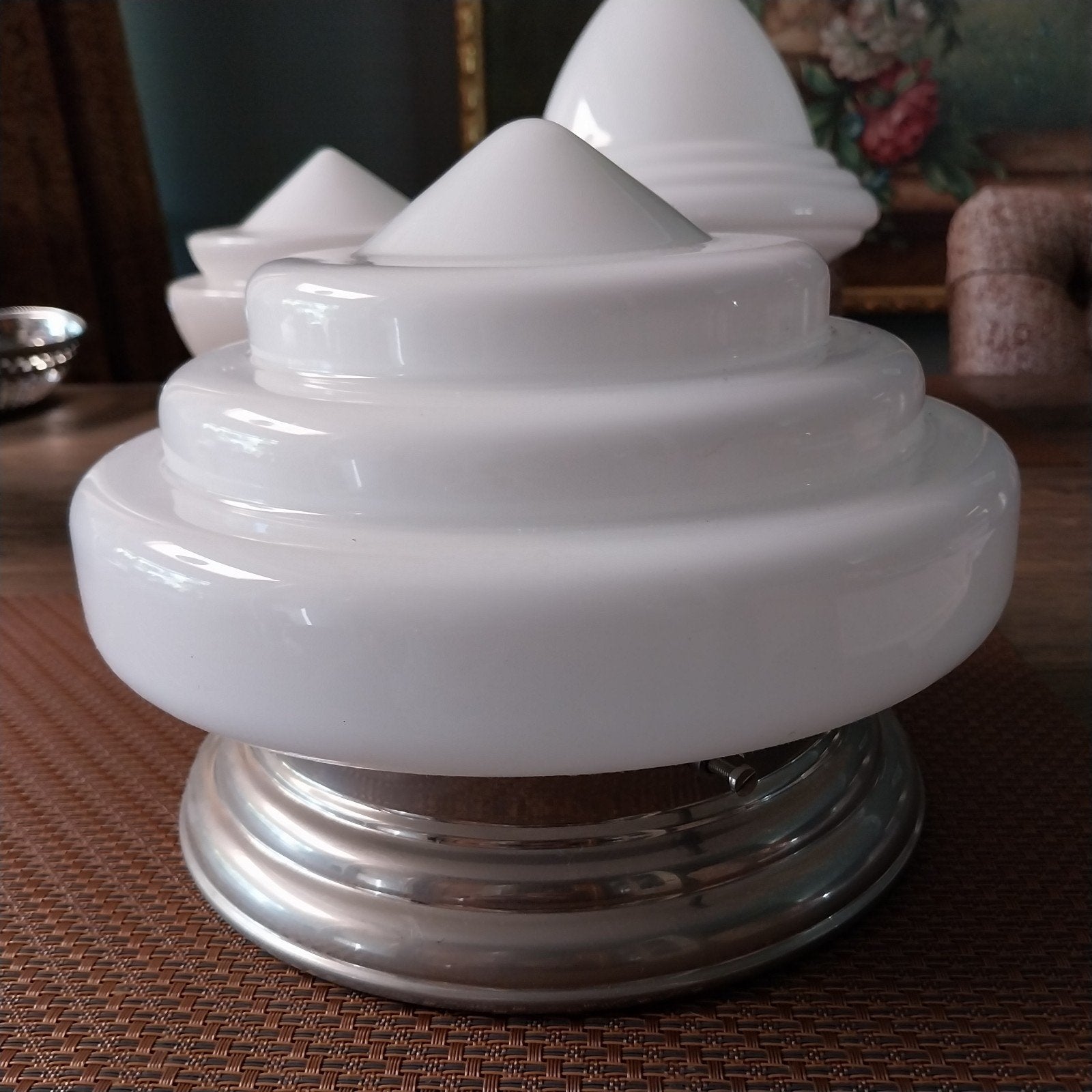 Gispen Alta Design heruitgave art deco plafondlamp trappunt, Ophalen of Verzenden