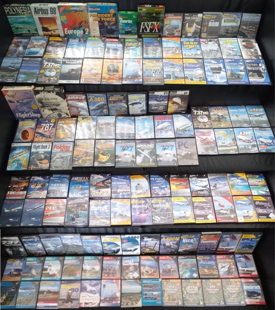 Flight Simulator Collectie, Spelcomputers en Games, Games | Pc, Gebruikt, Simulatie, 1 speler, Vanaf 12 jaar, Ophalen