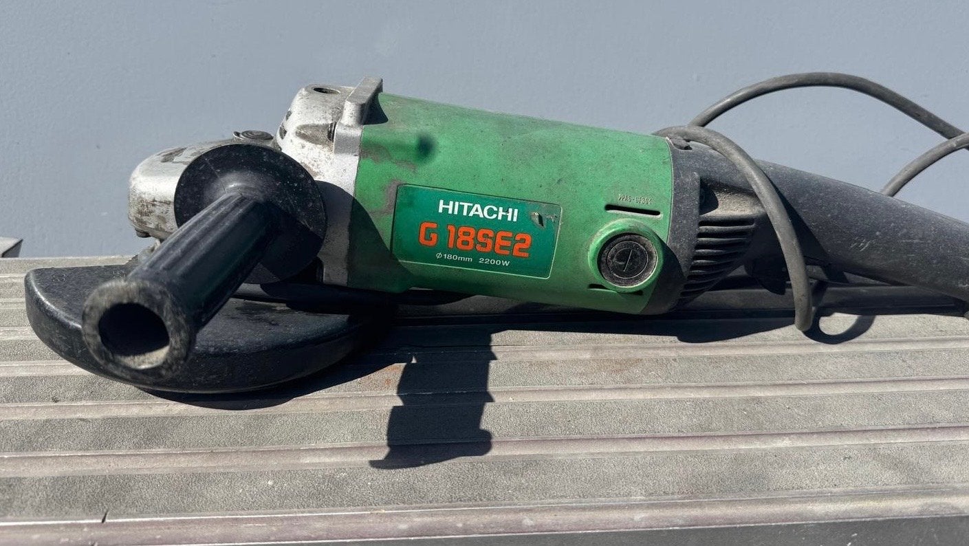 Hitachi G18SE2 Haakse Slijper - 180mm 2200W, Ophalen, Gebruikt, Haakse slijper