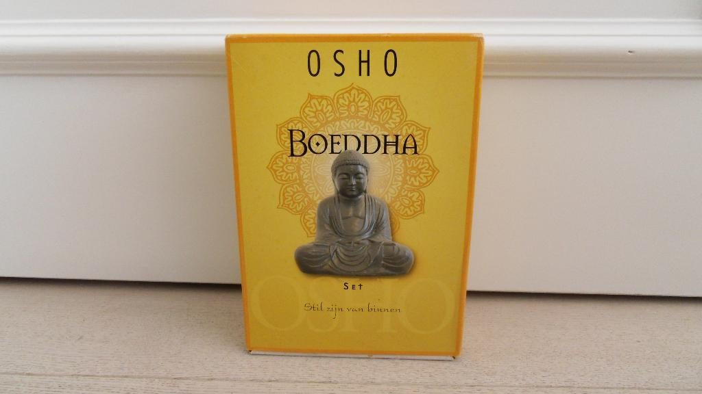 Osho : Boeddha set - Stil van binnen zijn : kaarten + boek, Gelezen, Achtergrond en Informatie, Ophalen of Verzenden, Osho