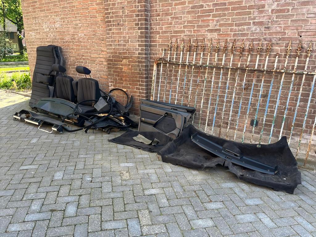 Mercedes W124 interieur zwart, Auto-onderdelen, Ophalen, Gebruikt, Mercedes-Benz
