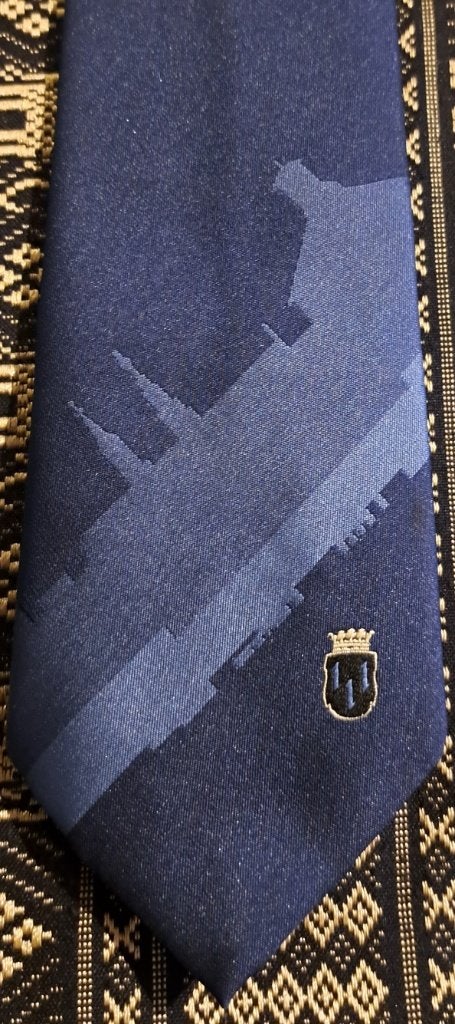 Purmerend Gemeente Noord-Holland stropdas, Ophalen of Verzenden, Nieuw, Blauw